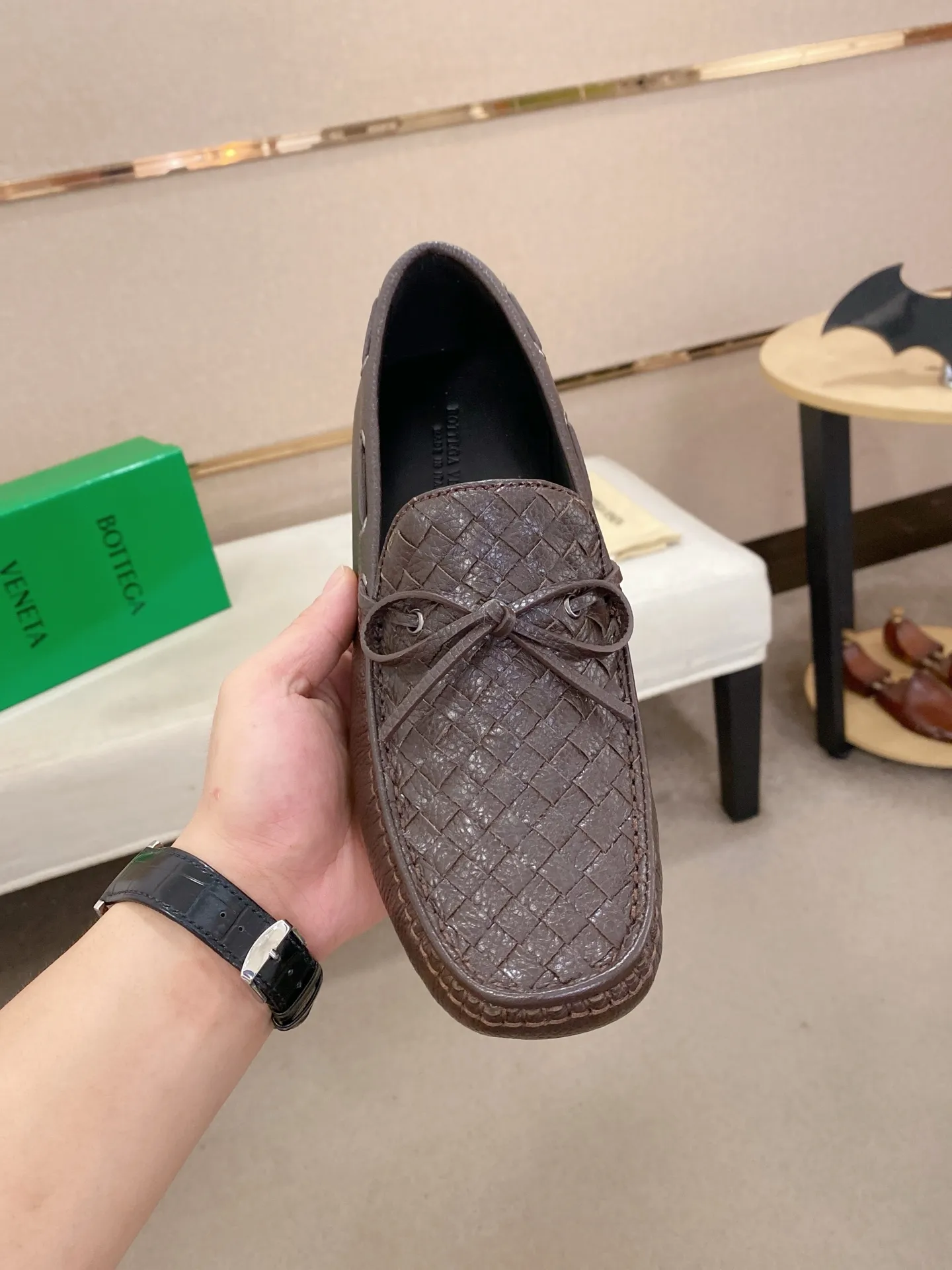 Men's shoes 💰 400💰 (Niu Li + Niu Pad) [BV] latest hot style‼ ️Casual men's shoes, uppers imported deer pattern first-layer cowhide ➕Full imported cowhide lining✔️Exquisite workmanship, excellent foot feel, special rubber soles✔️, cool and fashionable, the latest fashion, fashionable outsole, hurry up. Code number: 38-44 (can be customized to 37.45, non-refundable)